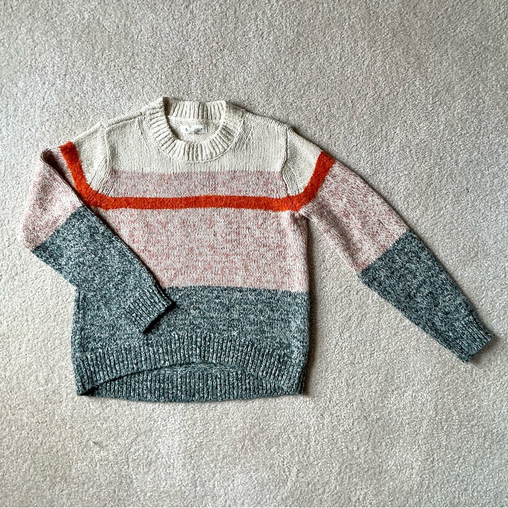 Lou & Grey Multicolor Crew Neck Sweater